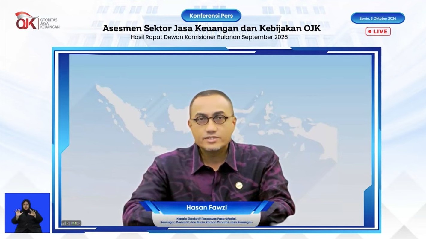 IHSG Turun 6,96 Persen Sepanjang September 2026, Asing Net Sell Rp10,24 Triliun. (Foto Tangkapan Layar Zoom)