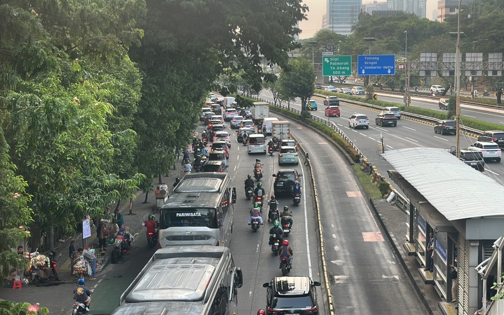 Kawasan SUGBK Macet Jelang Laga Final FIFA ASEAN Cup 2026 Indonesia Vs Thailand 