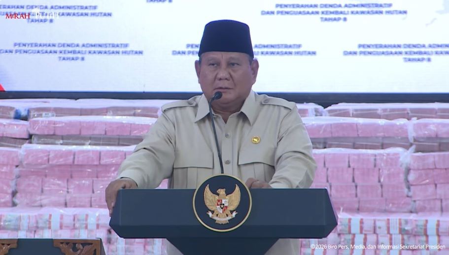 Satgas PKH Setor Rp13,24 Triliun, Prabowo: Negara Punya Uang Naikkan Gaji Guru-Polisi. (Foto: iNews Media Group)