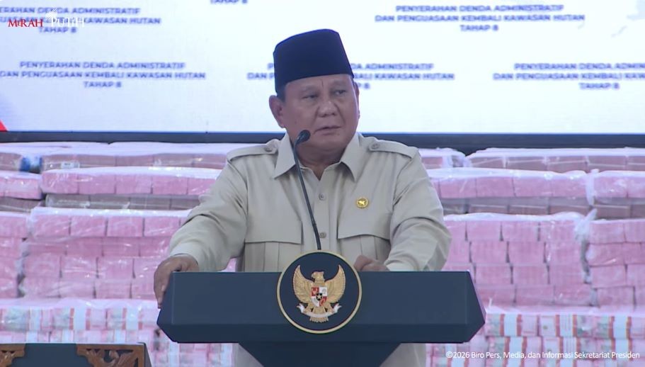 Prabowo Minta Koruptor Kembalikan Uang, Jadi Justice Collaborator Bisa Dapat Keringanan. (Foto: Binti Mufarida/iNews Media Group)