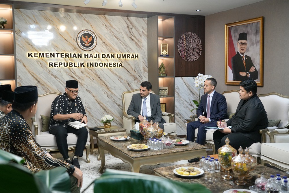 Terima Kunjungan Dubes Yordania, Menhaj Bahas Peluang Wisata Jamaah Haji dan Umrah Indonesia (FOTO:Dok Laman Kemenhaj)