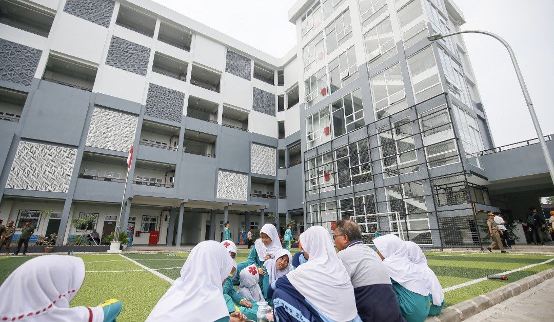 Intip Revitalisasi Sekolah di Jakarta, Gedung 6 Lantai Lengkap dengan Lift (FOTO:Dok Ist)