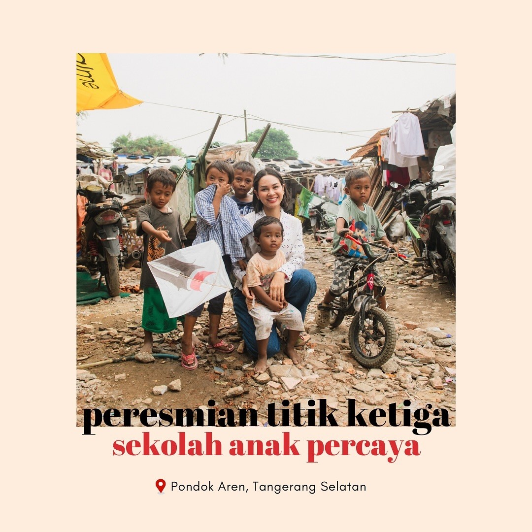 Gunakan Royalti, Andien Aisyah Bangun Sekolah Kelima di Kampung Apung. (Foto: Andien Foundation)
