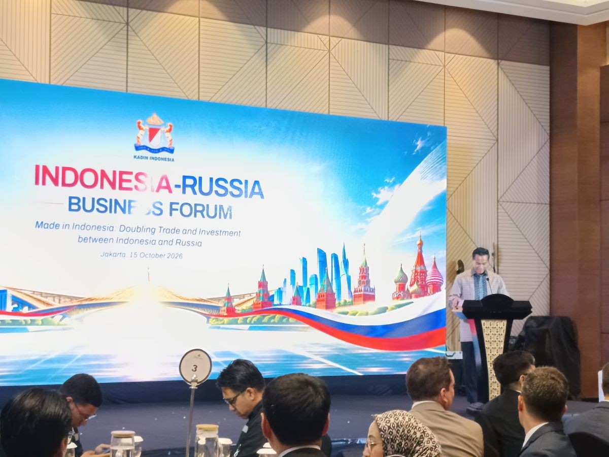 Gandeng Delegasi Bisnis Rusia, Kadin Bidik Nilai Ekspor Naik Jadi USD500 Miliar. (Foto: Rohman Wibowo/iNews Media Group)