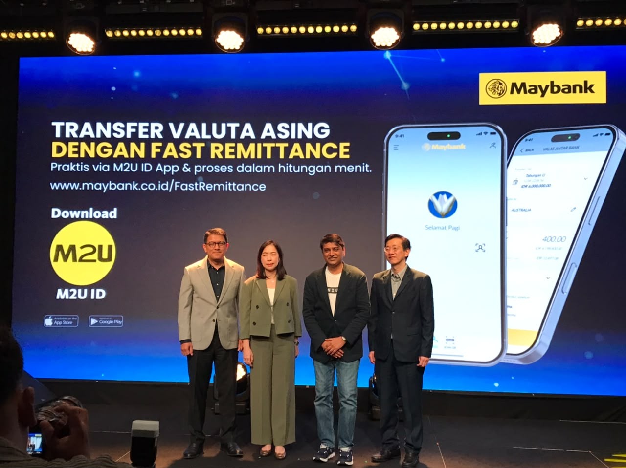 Maybank Indonesia (BNII) Luncurkan Layanan Fast Remittance, Targetkan Pertumbuhan Bisnis Dua Digit. (Foto: MNC Media)