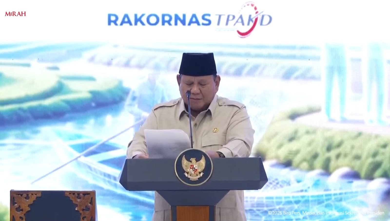 Prabowo Sebut TPAKD Telah Terbentuk hingga Tingkat Bawah, Ojol dan Santri Jadi Penerima Manfaat (FOTO:Dok Ist)