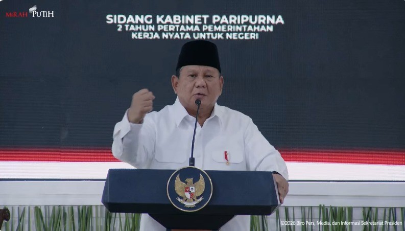 Prabowo Perintahkan Usut Tuntas Pelaku Karhutla: Ini Adalah Kejahatan Kemanusiaan. (Foto: Binti Mufarida/iNews Media Group)