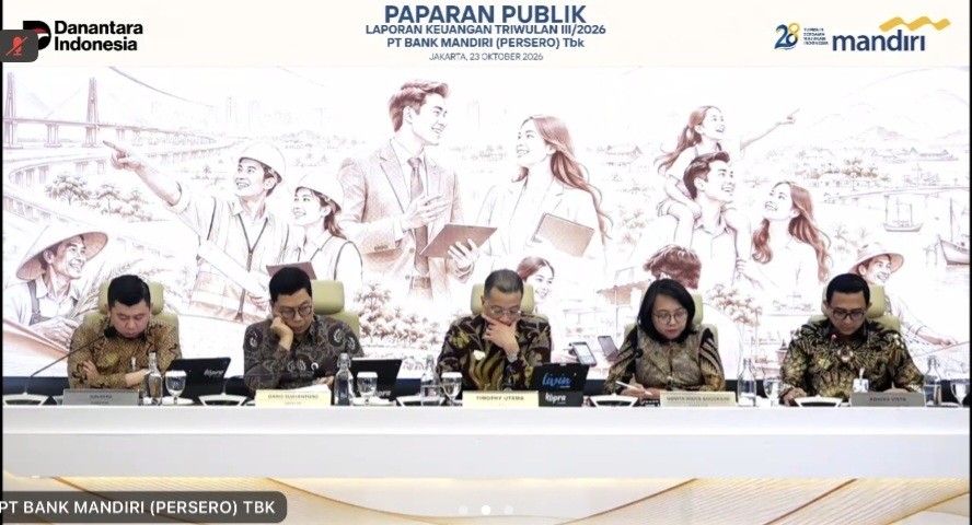 Laba Mandiri (BMRI) Capai Rp45,5 Triliun per September 2026 (FOTO:Dok Ist)