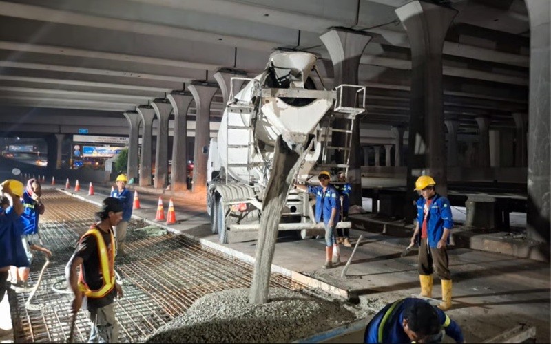 PT Jasamarga Tollroad Maintenance (JMTM) melakukan pekerjaan preservasi di Ruas Tol Jakarta-Cikampek pada 26 Oktober hingga 1 November 2026. (Foto: Ist)