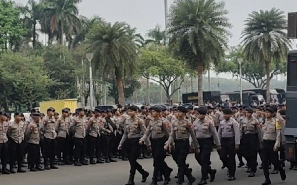 Ditlantas Polda Metro Siagakan 1.000 Personel Amankan Jalannya Demonstrasi di Jakarta (FOTO:Dok Ist)