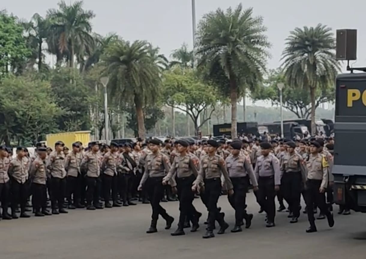 Polda Metro Jaya Catat Ada 53 Demo di Jakarta Hari Ini. (Foto: MNC Media)