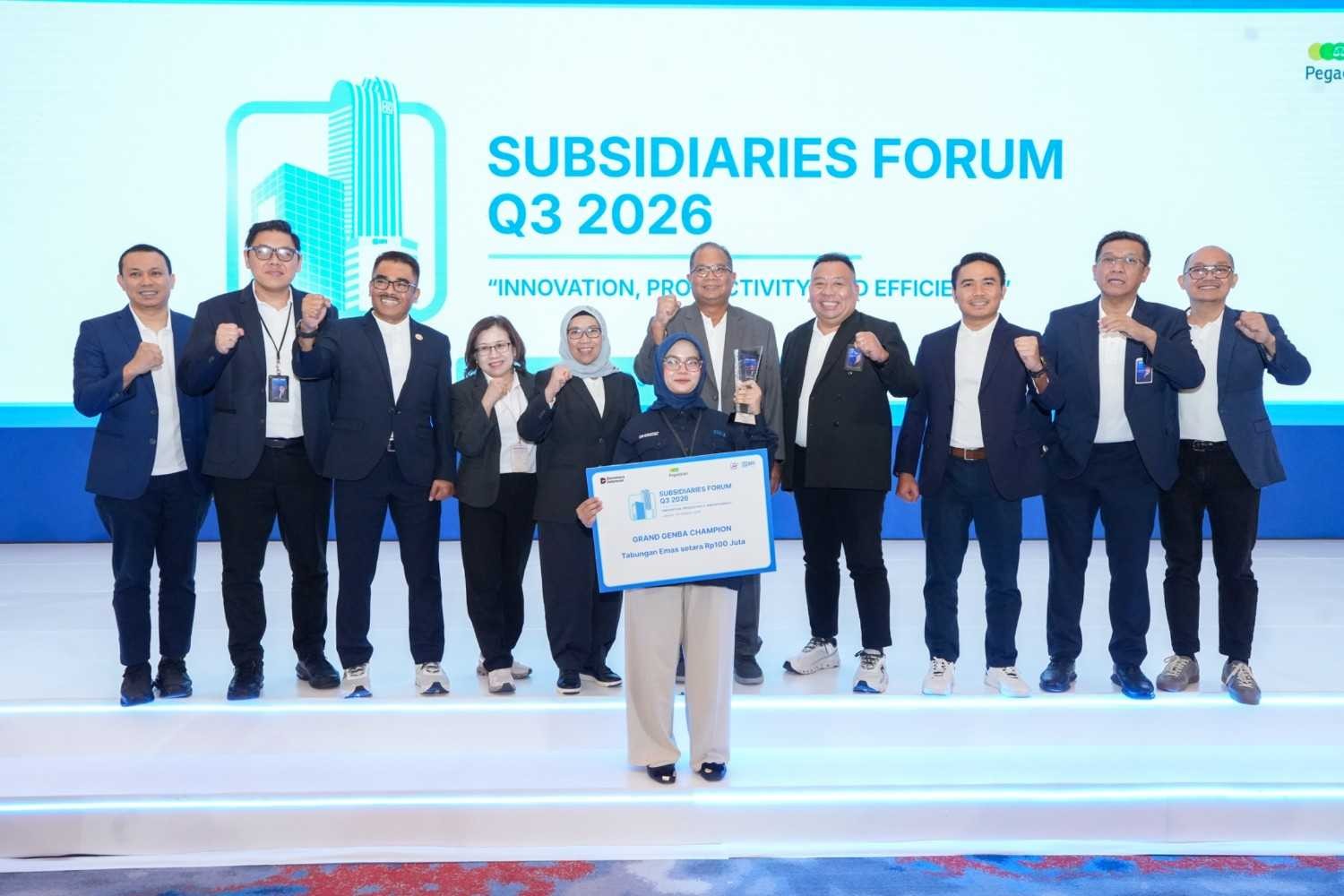 Perluas Manfaat Lewat Inovasi Sistem Pelayanan, PNM Raih Juara 1 Grand Genba Champion (Foto: Doc PNM)