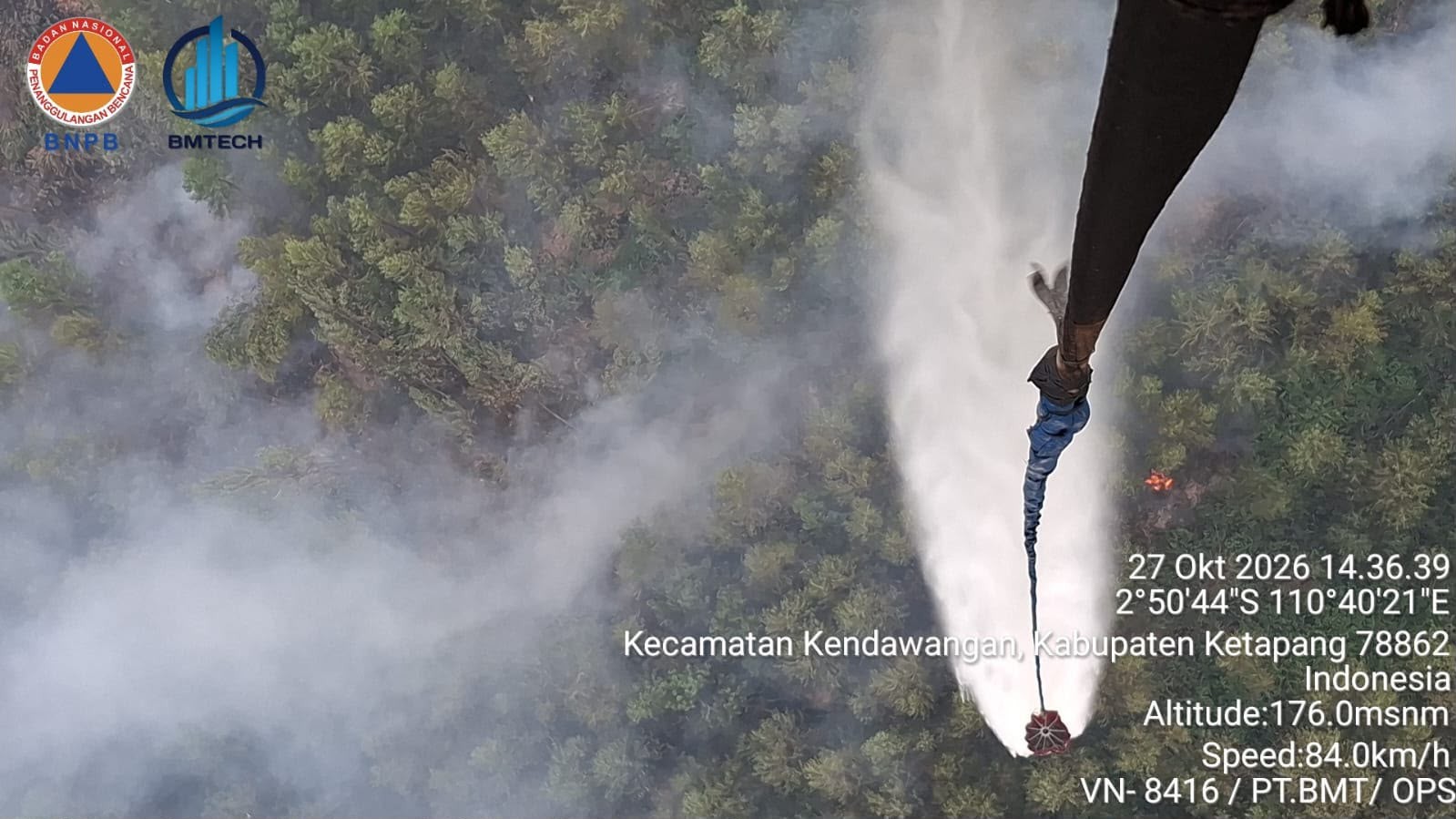 BNPB Optimalkan Pemadaman Darat-Udara hingga OMC untuk Kendalikan Karhutla (FOTO:Dok Ist)