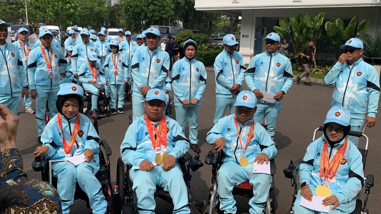 Atlet Asian Games dan Asian Para Games 2026 Tiba di Istana, Terima Bonus dari Presiden. (Foto: Istimewa)