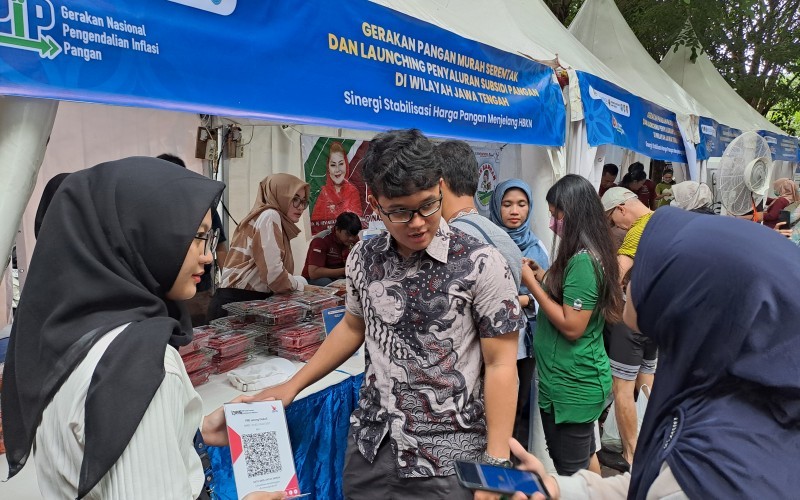 Gerakan Pangan Murah (GPM) di wilayah Provinsi Jawa Tengah (Eka Setiawan/MPI)