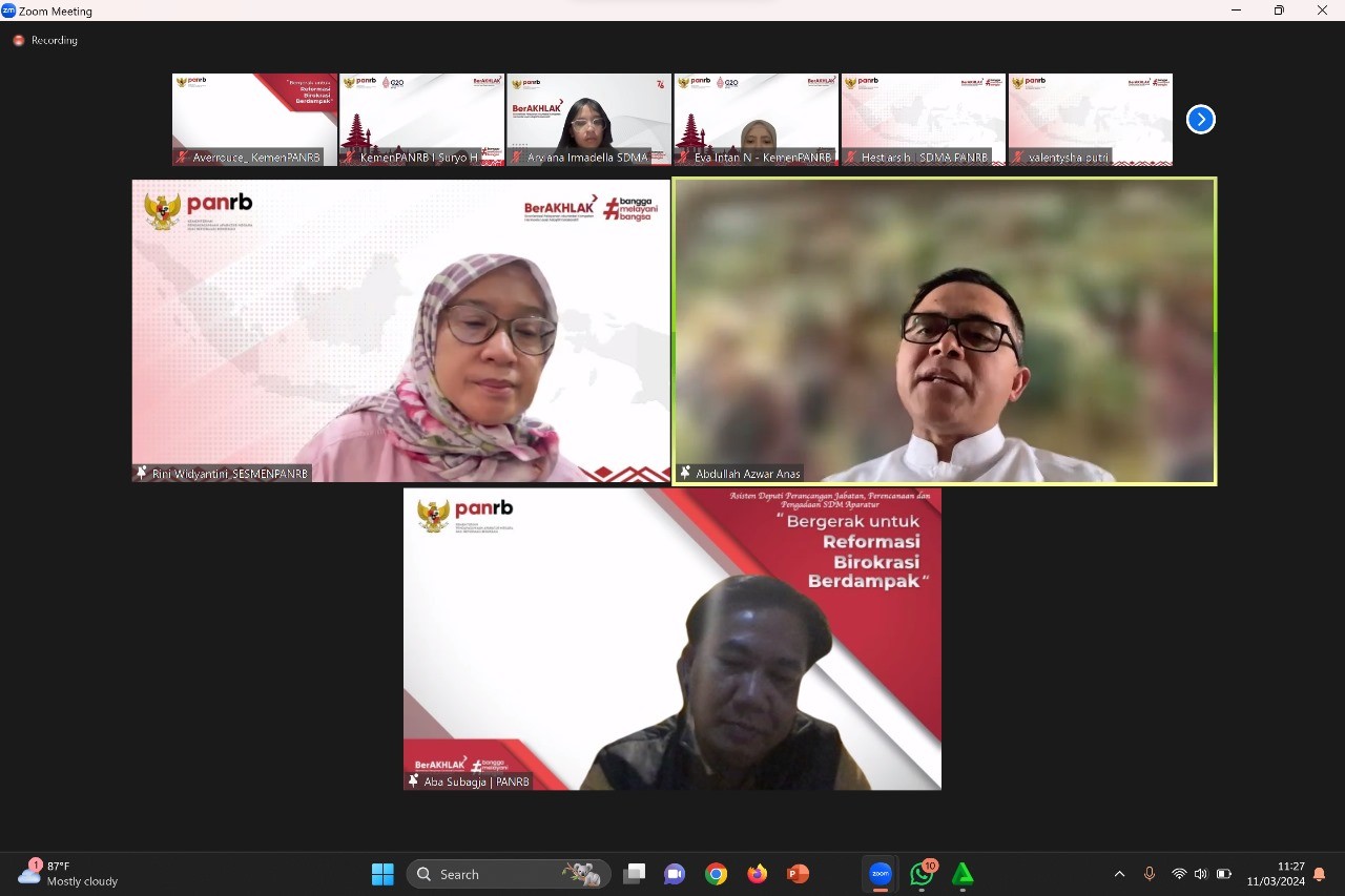 MenPANRB Targetkan RPP Manajemen ASN Ditetapkan Akhir April 2024. (Foto: MNC Media)
