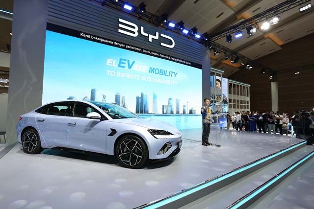 PLN Borong 10 Ribu Unit Mobil Listrik BYD (Foto: MNC Media)