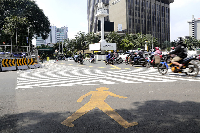 Ada Pesta Rakyat HUT ke-80 RI di Monas-Sudirman, Masyarakat Diimbau Cari Jalur Alternatif. Foto: iNews Media Group.