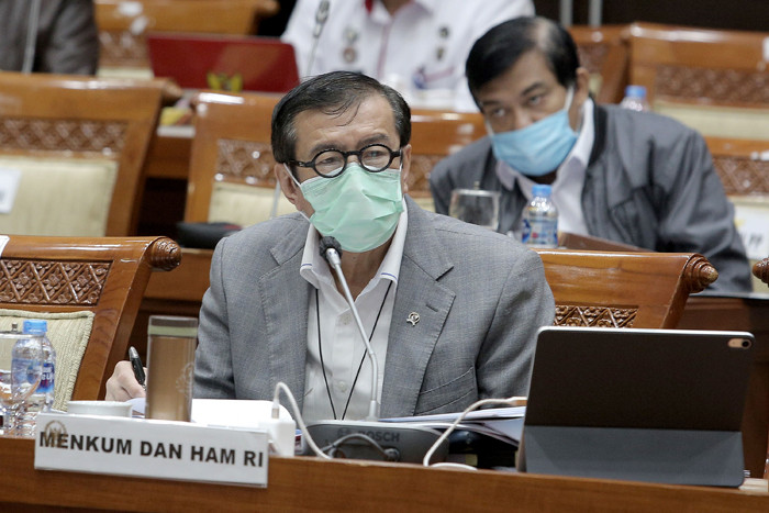 Menkunham Minta Ada Sanksi Tegas Bagi Pelanggaran Oknum Notaris   (Dok.MNC)