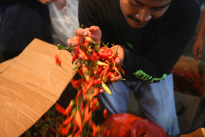 Sepekan Jelang Ramadan, Harga Cabai Rawit Merah Makin Mengigit  (Foto: MNC Media)