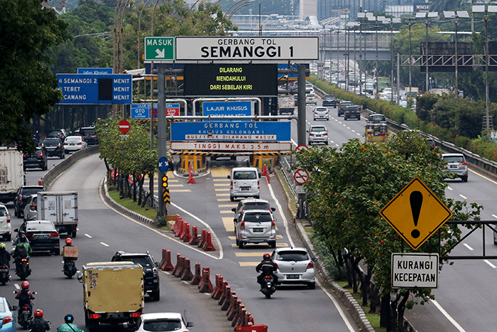 Pengendara Kini Boleh Lewat Bahu Jalan Tol Dalam Kota, Ini Waktunya (foto mnc media)