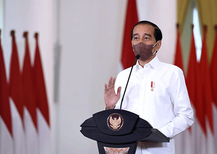 Jokowi Sebut WHO Sempat Kebingungan soal Masker di Awal Pandemi Covid-19. (Foto: MNC Media)