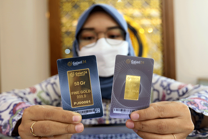 Emas Antam Hari Ini Makin Kinclong, Naik Rp10.000 per Gram. (Foto: MNC Media)
