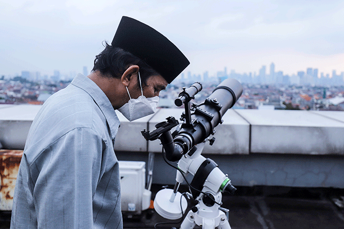 Tim Hisab Rukyat Kementerian Agama menyebut, 1 Syawal kemungkinan jatuh pada Senin (31/3/2025). (Foto: MNC Media)