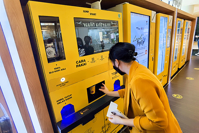 Perluas Pemasaran UMKM, Erick Thohir Tambah Vending Machine. (Foto: MNC Media)