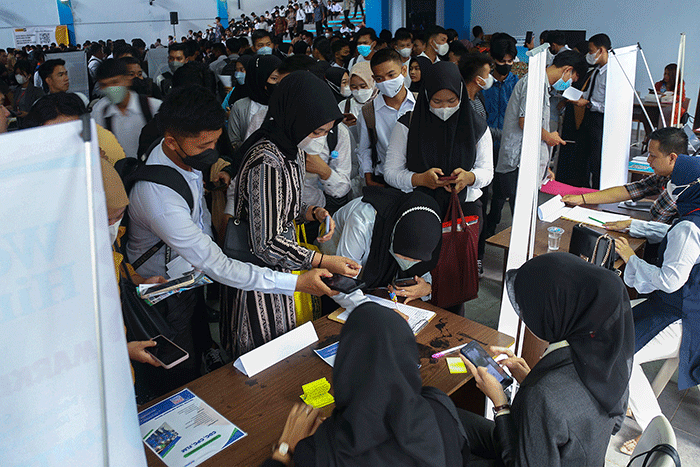 2.204 Lowongan Kerja Mejeng di Job Fair, Serbu Lokasinya. (Foto MNC Media)