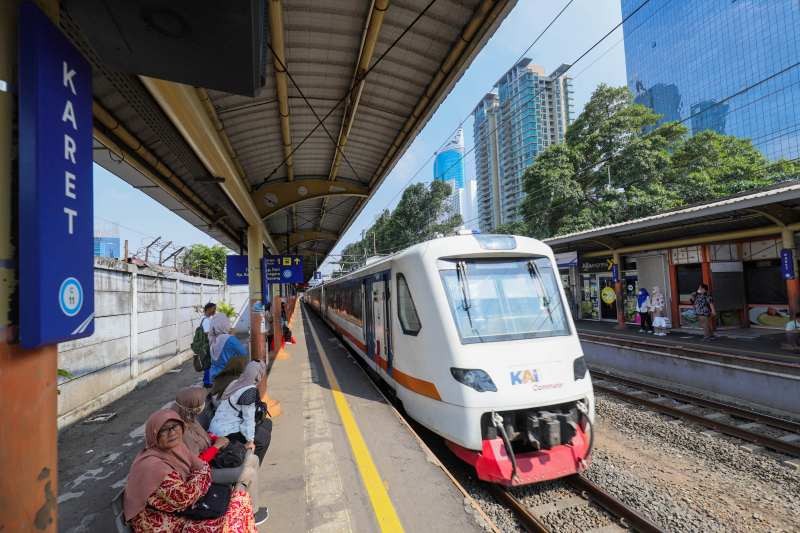 KCI Tegaskan Penutupan Stasiun Karet Tak akan Dilakukan Dalam Waktu Dekat. (Foto MNC Media)