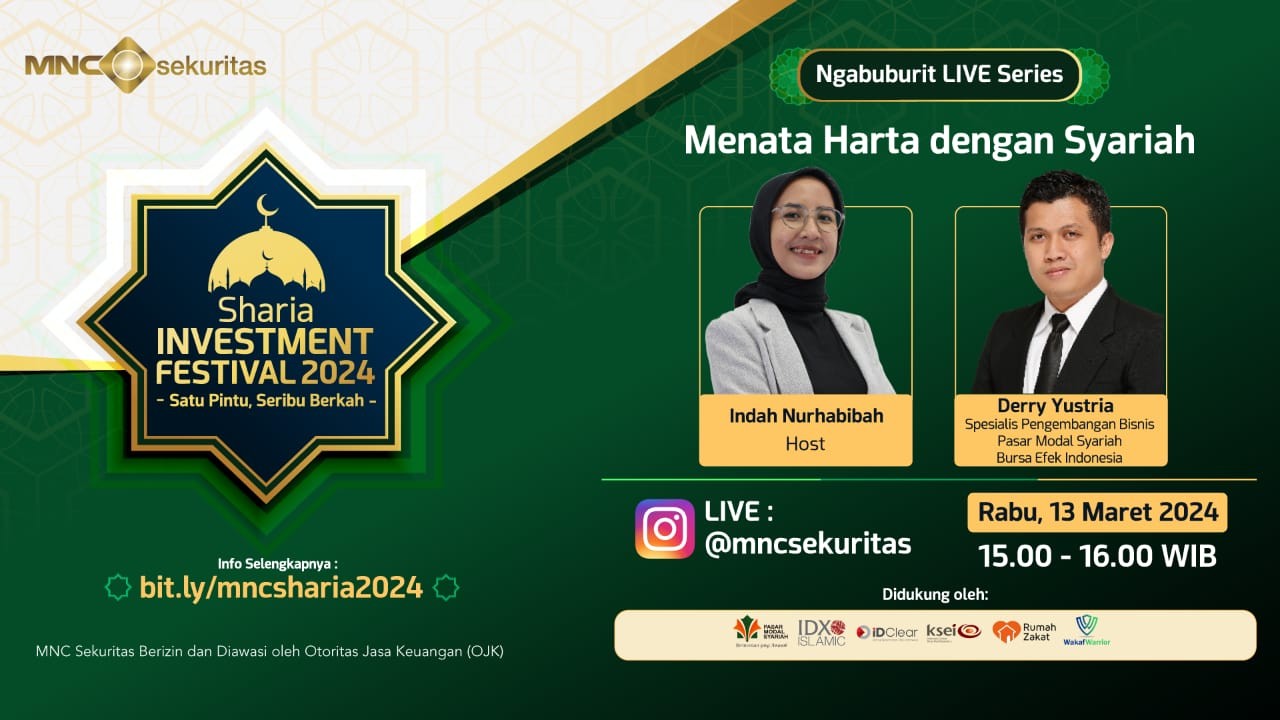 Menata Harta dengan Syariah, Yuk Nonton IG Live MNC Sekuritas. (Foto: MNC Media)