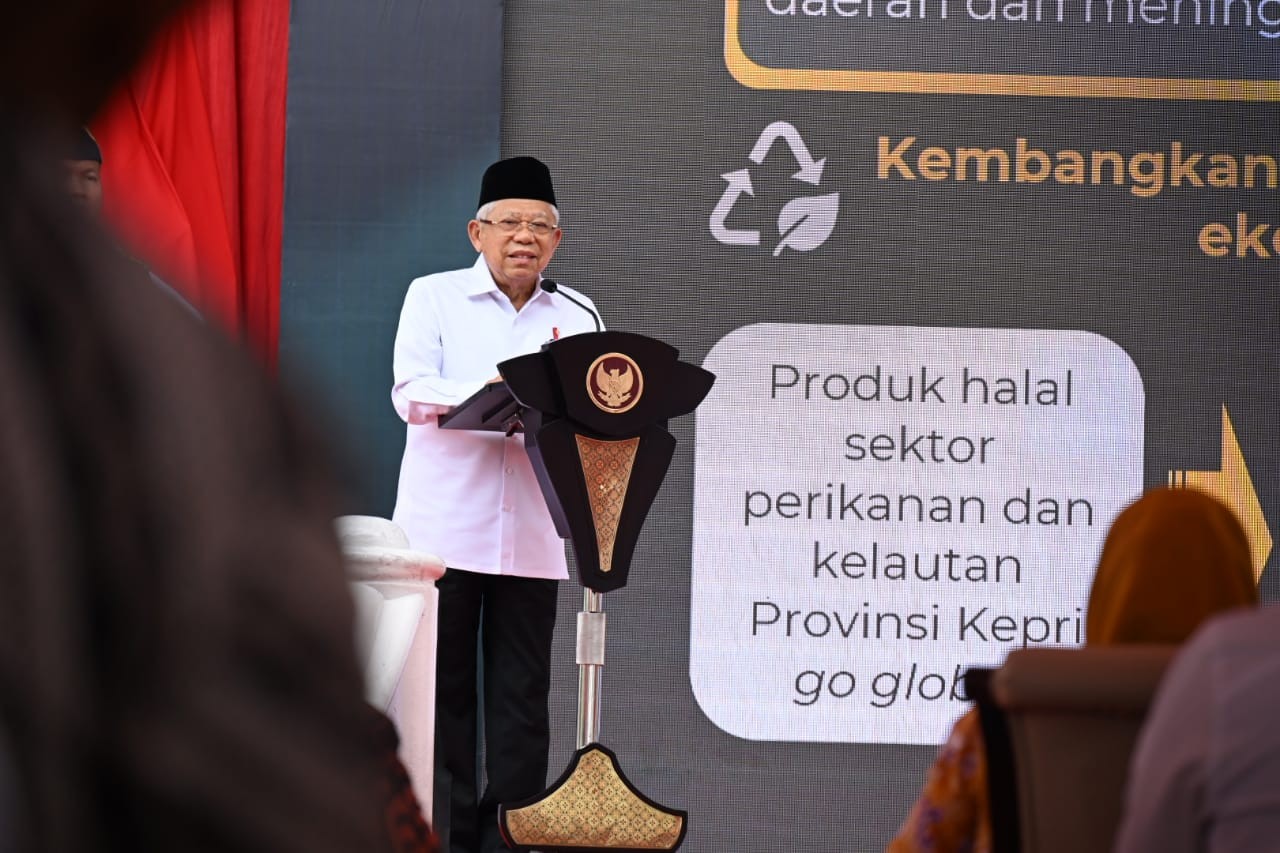 Tiga Kunci Kembangkan Ekosistem Rantai Nilai Halal Kuat dari Hulu ke Hilir. (Foto Setwapres)
