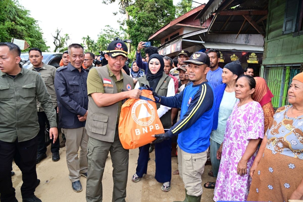 BNPB Berikan Dana Rp1,75 Miliar untuk Tangani Banjir dan Longsor di Sumbar. (Foto: Dok. BNPB)