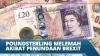 Poundsterling Melemah Akibat Penundaan Brexit