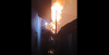Beredar sebuah video semburan api di kawasan Tegal Gede, Cikarang Selatan, Kabupaten Bekasi, Senin (19/4) malam. (Foto: MNC Media)