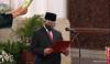 Ucap Sumpah di Depan Jokowi, Indriyanto Seno Adji Sah Jadi Dewas KPK. (Foto: MNC Media)