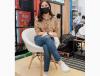 Wamenparekraf Angela Tampil Kece dengan Sepatu Brand Lokal (FOTO:MNC Media)