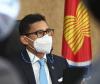 Gairahkan Ekonomi Kreatif, Sandiaga Apresiasi Pameran 'Sneakers Brand Lokal' (FOTO:MNC Media)