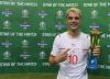 Granit Xhaka tertangkap basah meminum Coca Cola sebelum adu penalti dengan Perancis. (Foto: MNC Media)