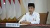 Presiden Joko Widodo malam ini mengikuti acara Takbir Akbar Idul Adha 1442 H yang digelar secara virtual. (Foto: MNC Media)
