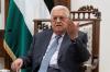 Presiden Palestina Mahmoud Abbas bertemu Menteri Pertahanan Israel Benny Gantz di Kota Ramallah, Tepi Barat, Minggu (29/8/2021). (Foto: MNC Media)