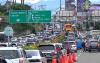 Macet di kawasan Puncak, Jawa Barat