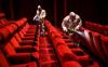 Bioskop tengah disemprot disinfectan (Ilustrasi)