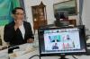 Gubernur Jabar, Ridwan Kamil saat meresmikan PLTS atap pabrik Danone-AQUA di  Kabupaten Sukabumi secara virtual, Selasa (21/9/2021).(Foto: Humas Pemprov Jabar)