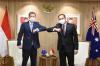 Menteri Perdagangan RI Muhammad Lutfi dan Menteri Perdagangan, Pariwisata dan Investasi Australia Daniel Thomas Tehan