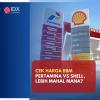 Cek Perbandingan Harga BBM Pertamina vs Shell, Lebih Mahal Mana?