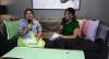 Indah Catur Agustin membuat alternatif material baru denga  daur ulang limbah tekstil. (Foto: MNC Media)
