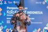 Menparekraf  mendorong para pelaku ekonomi kreatif di Kota Makassar manfaatkan program Bangga Buatan Indonesia. (Foto: MNC Media)