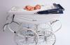 Stroller yang ditiduri Rayyanza itu merupakan merek dari Silver Cross dan dibanderol dengan harga Rp63,8 juta. (Foto: MNC Media)